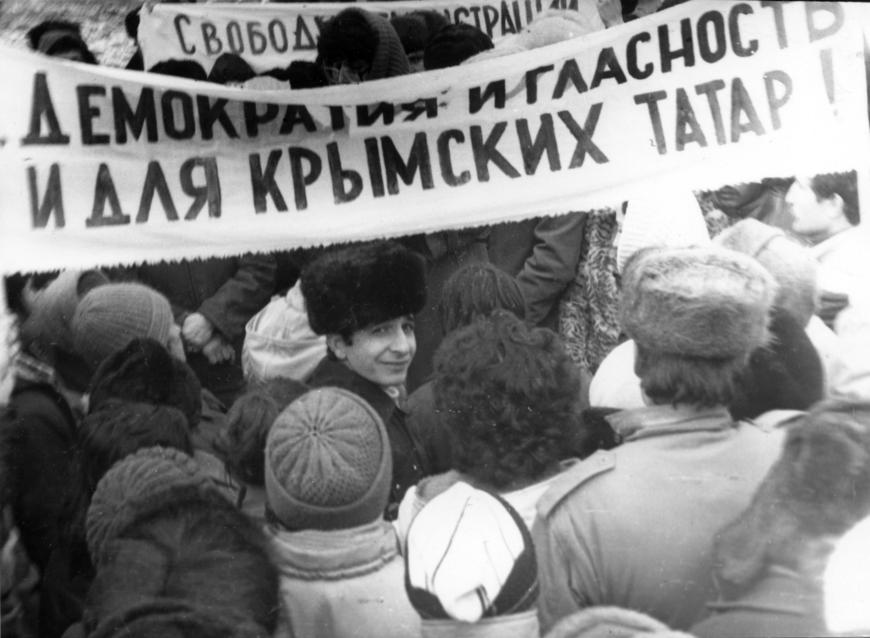 Митинг крымских татар в Бекабаде (Ташкентская область). 7 февраля 1988