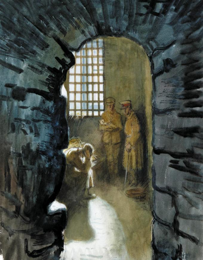 «Дезертир». Рисунок сэра Уильяма Орпена, 1917