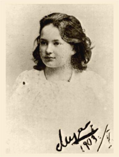 Мария Скобцова (Елизавета Пиленко) в детстве